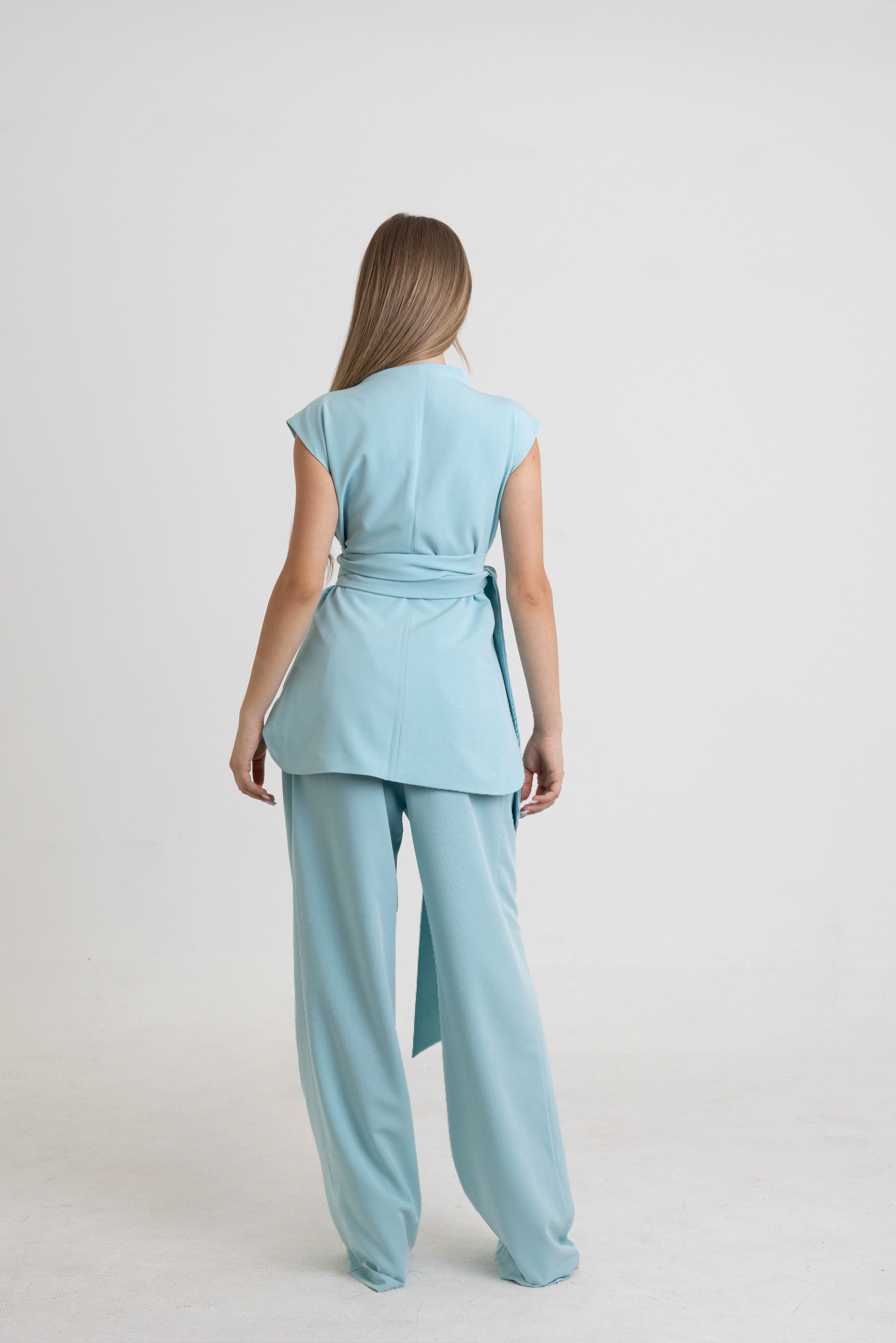 Light Blue Tailored Set