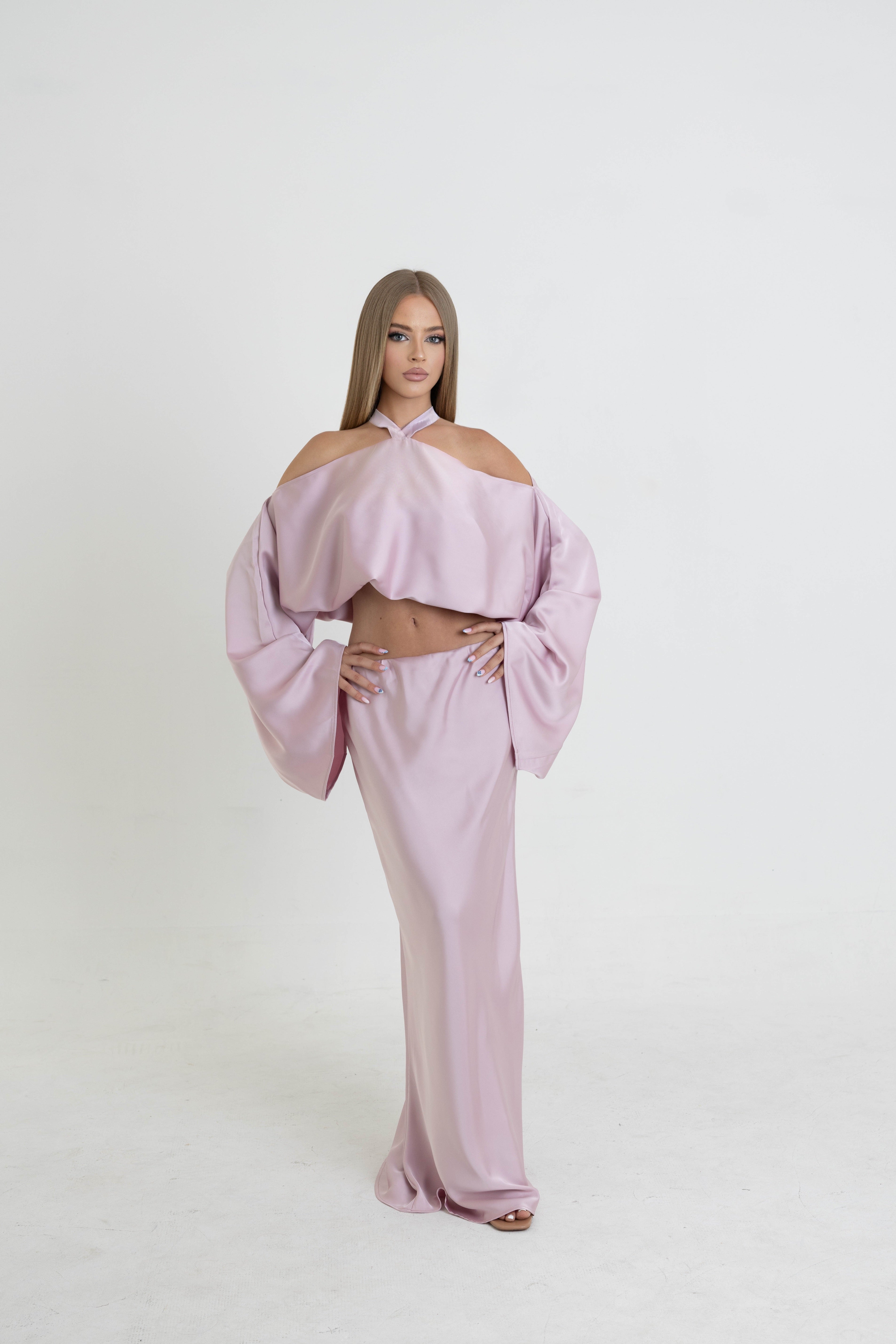 Sienna Satin Maxi Set