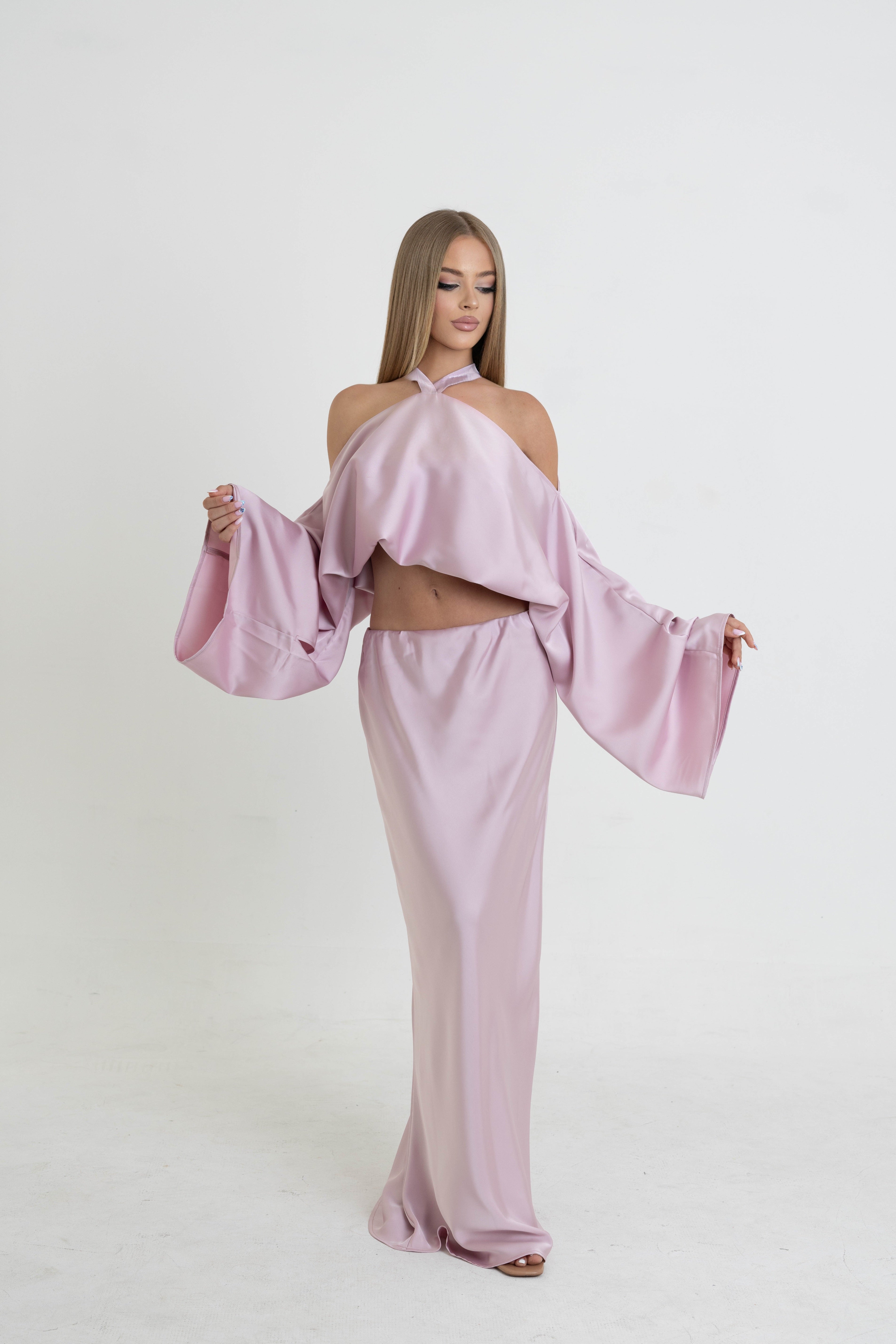 Sienna Satin Maxi Set