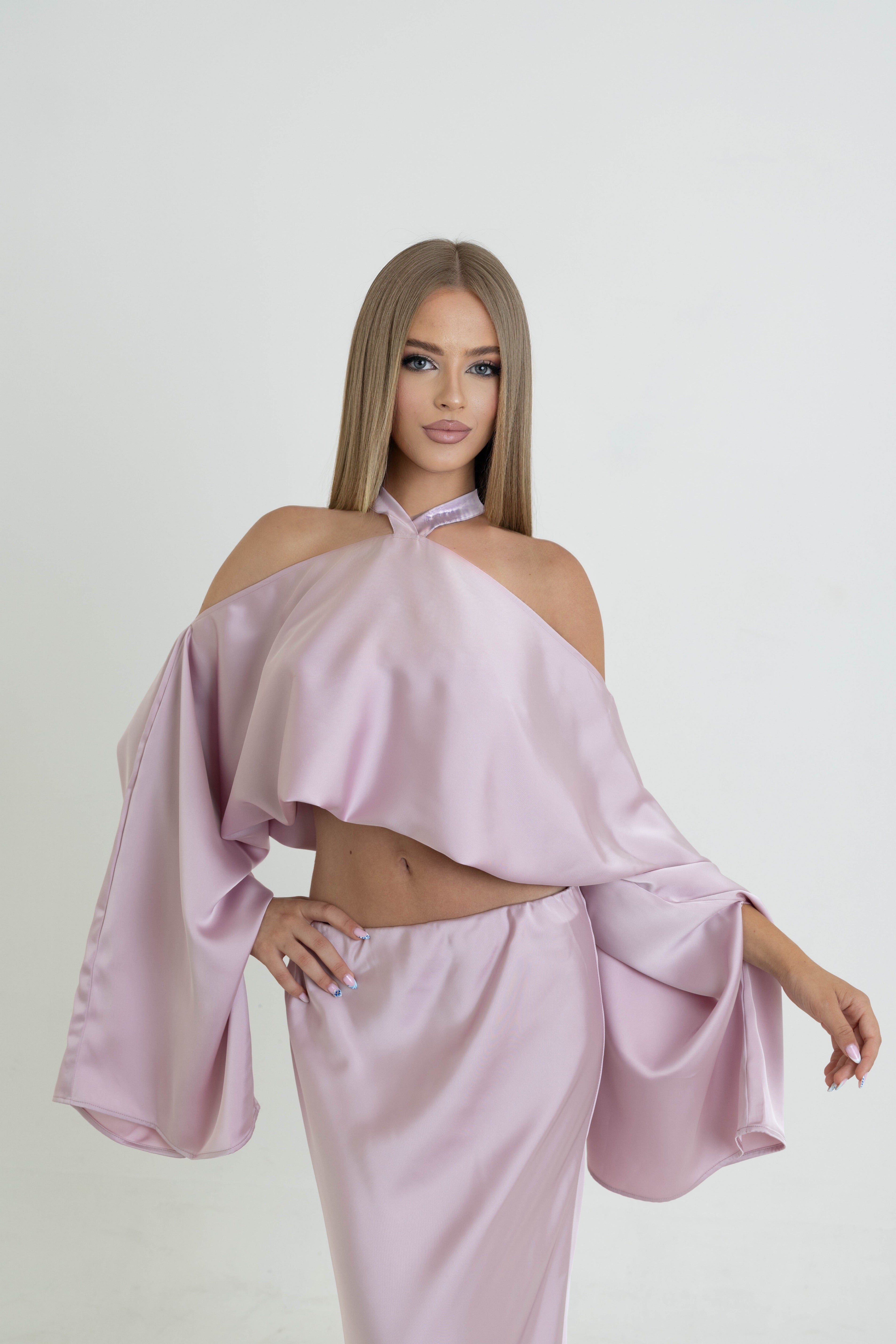 Sienna Satin Maxi Set